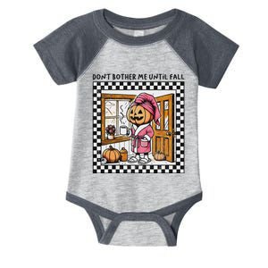 DonT Bother Me Until Fall Halloween Boo Pumpkin Patch Ghost Infant Baby Jersey Bodysuit