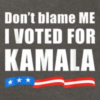 Dont Blame Me I Voted For Kamala Pro Harris Supporter Cotton Canvas Backpack
