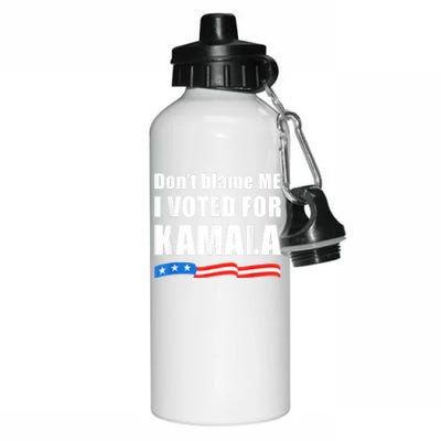 Dont Blame Me I Voted For Kamala Pro Harris Supporter Aluminum Water Bottle