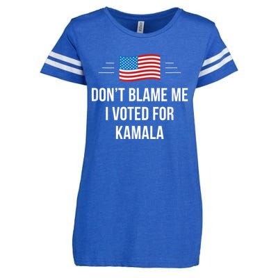 Dont Blame Me I Voted For Kamala Pro Harris Supporter Enza Ladies Jersey Football T-Shirt