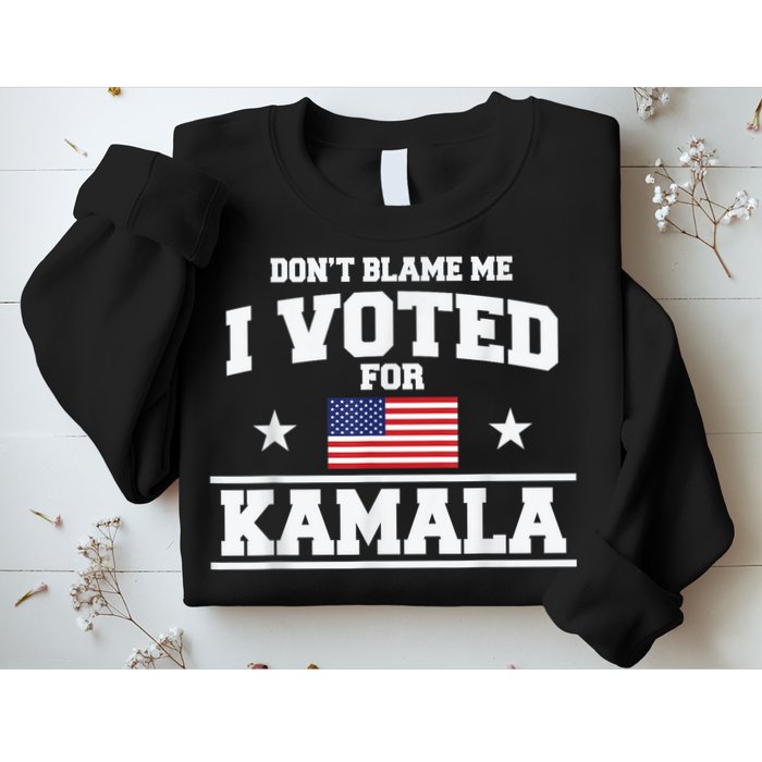Dont Blame Me I Voted For Kamala Pro Harris Supporter Sweatshirt