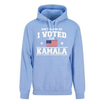 Dont Blame Me I Voted For Kamala Pro Harris Supporter Unisex Surf Hoodie