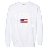 Dont Blame Me I Voted For Kamala Pro Harris Supporter Garment-Dyed Sweatshirt
