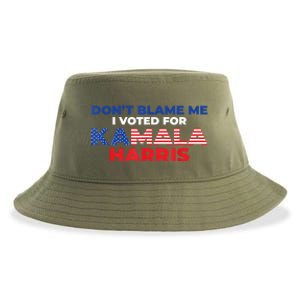 Dont Blame Me I Voted For Kamala Pro Harris Supporter Sustainable Bucket Hat