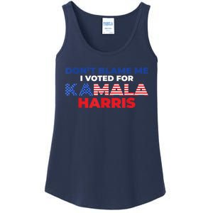 Dont Blame Me I Voted For Kamala Pro Harris Supporter Ladies Essential Tank