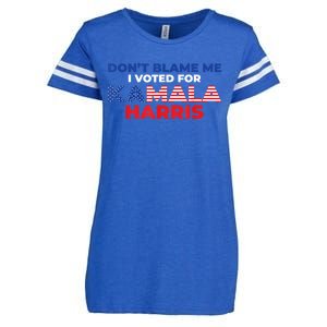 Dont Blame Me I Voted For Kamala Pro Harris Supporter Enza Ladies Jersey Football T-Shirt