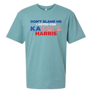 Dont Blame Me I Voted For Kamala Pro Harris Supporter Sueded Cloud Jersey T-Shirt