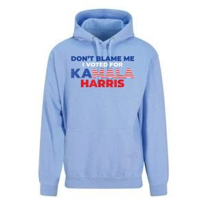 Dont Blame Me I Voted For Kamala Pro Harris Supporter Unisex Surf Hoodie