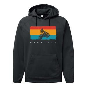 Dirt Bike Motocross Performance Fleece Hoodie