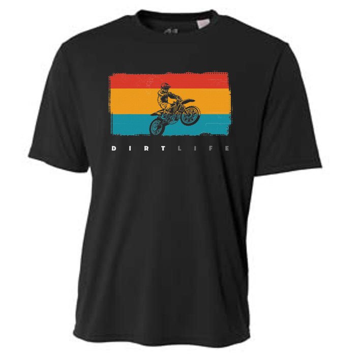 Dirt Bike Motocross Cooling Performance Crew T-Shirt