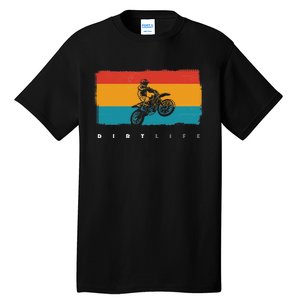 Dirt Bike Motocross Tall T-Shirt