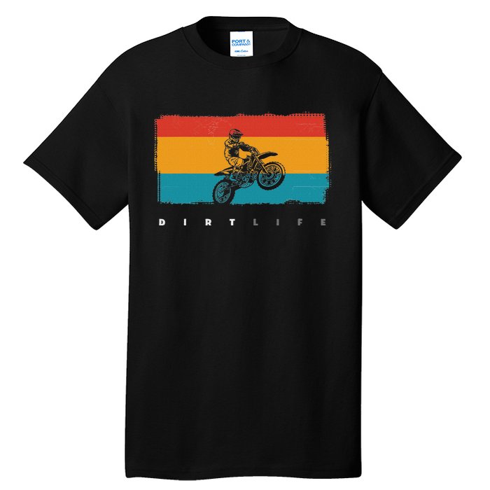 Dirt Bike Motocross Tall T-Shirt