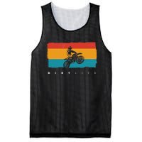 Dirt Bike Motocross Mesh Reversible Basketball Jersey Tank