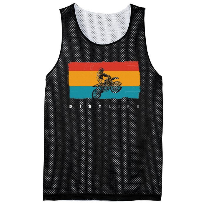 Dirt Bike Motocross Mesh Reversible Basketball Jersey Tank