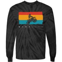 Dirt Bike Motocross Tie-Dye Long Sleeve Shirt