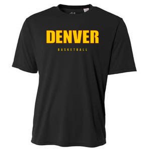 Denver Basketball Mile City High Colorado Practice Jersey Cooling Performance Crew T-Shirt