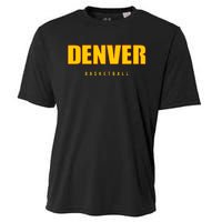 Denver Basketball Mile City High Colorado Practice Jersey Cooling Performance Crew T-Shirt