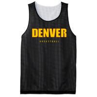 Denver Basketball Mile City High Colorado Practice Jersey Mesh Reversible Basketball Jersey Tank