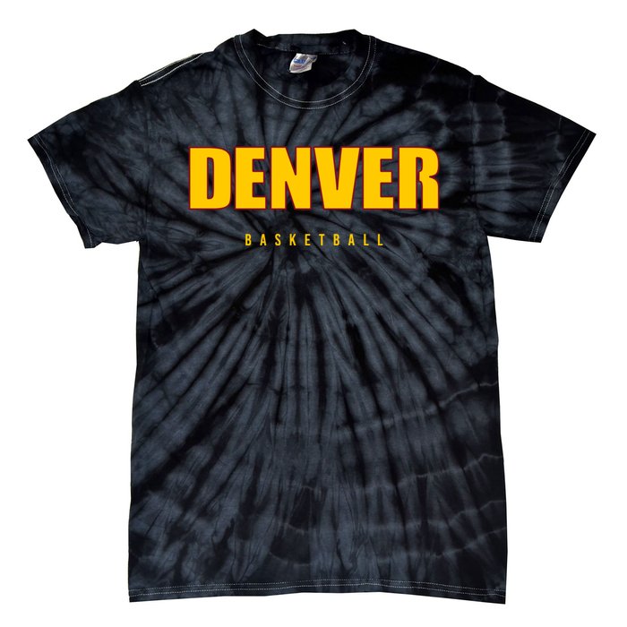 Denver Basketball Mile City High Colorado Practice Jersey Tie-Dye T-Shirt