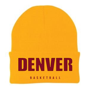 Denver Basketball Mile City High Colorado Practice Jersey Knit Cap Winter Beanie