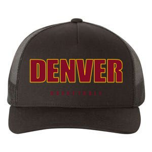 Denver Basketball Mile City High Colorado Practice Jersey Yupoong Adult 5-Panel Trucker Hat