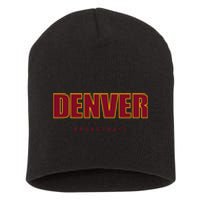 Denver Basketball Mile City High Colorado Practice Jersey Short Acrylic Beanie