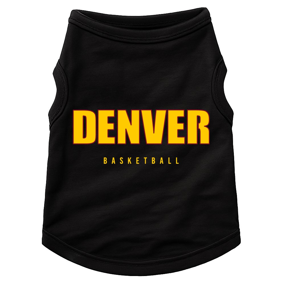 Denver Basketball Mile City High Colorado Practice Jersey Doggie Tank