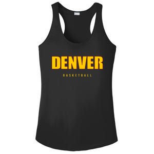 Denver Basketball Mile City High Colorado Practice Jersey Ladies PosiCharge Competitor Racerback Tank