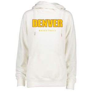 Denver Basketball Mile City High Colorado Practice Jersey Womens Funnel Neck Pullover Hood