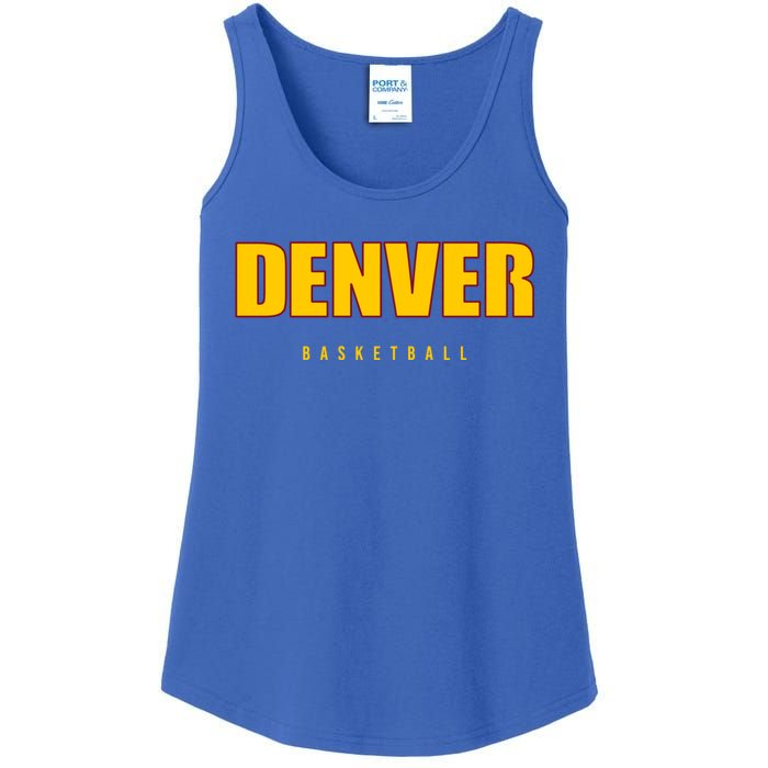 Denver Basketball Mile City High Colorado Practice Jersey Ladies Essential Tank