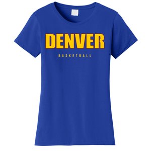 Denver Basketball Mile City High Colorado Practice Jersey Women's T-Shirt