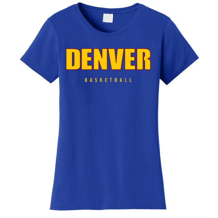 Denver Basketball Mile City High Colorado Practice Jersey Women's T-Shirt