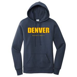 Denver Basketball Mile City High Colorado Practice Jersey Women's Pullover Hoodie