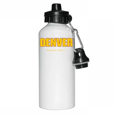 Denver Basketball Mile City High Colorado Practice Jersey Aluminum Water Bottle 