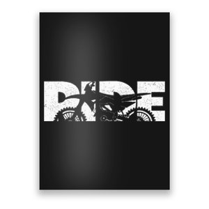 Dirt Bike Motocross Apparel  Motocross Dirt Bike Poster