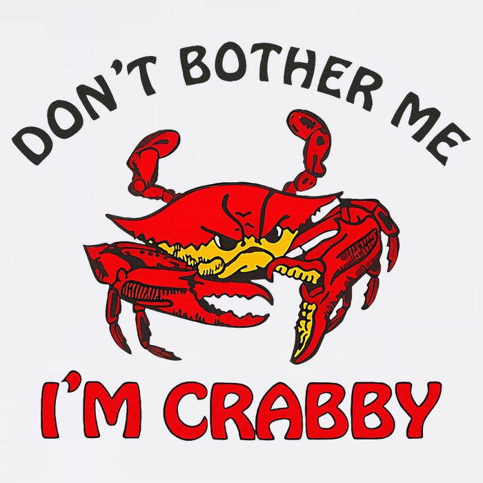 DonT Bother Me IM Crabby Funny Apparel USA-Made Doggie Bandana