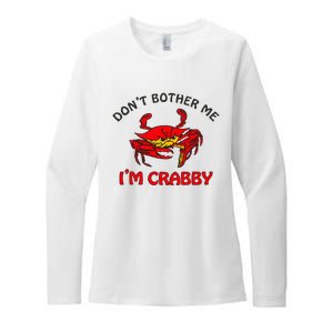 DonT Bother Me IM Crabby Funny Apparel Womens CVC Long Sleeve Shirt