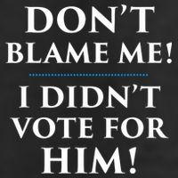 Don't Blame Me I Didn't Vote For Him Cool Comfort Performance Bucket Hat