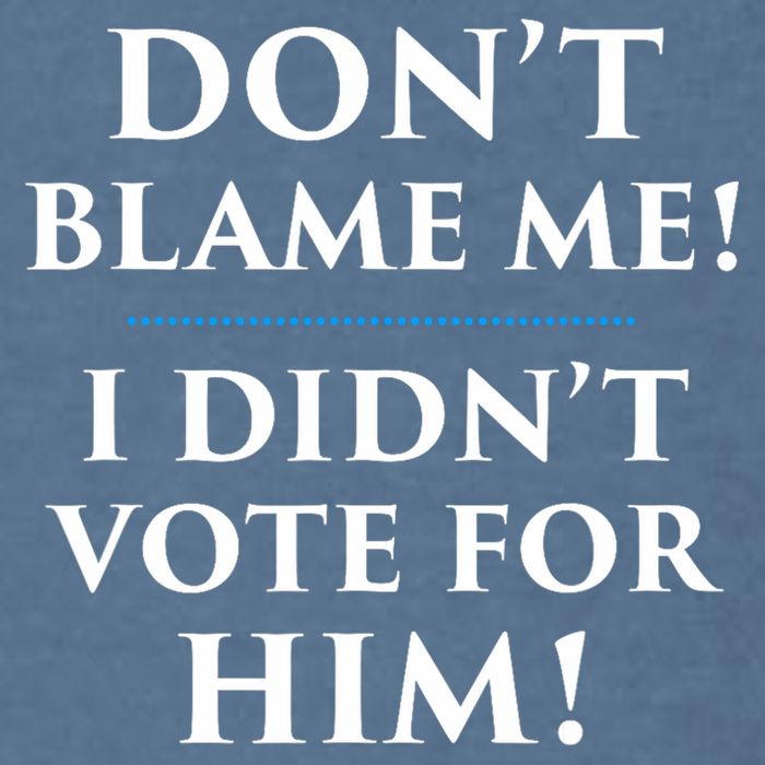 Don't Blame Me I Didn't Vote For Him Garment-Dyed Sweatshirt