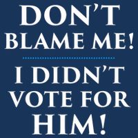 Don't Blame Me I Didn't Vote For Him Infant Baby Jersey Bodysuit