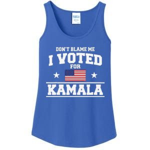 Dont Blame Me I Voted For Kamala Harris Ladies Essential Tank