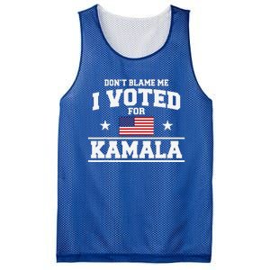 Dont Blame Me I Voted For Kamala Harris Mesh Reversible Basketball Jersey Tank