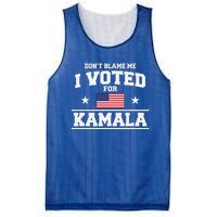 Dont Blame Me I Voted For Kamala Harris Mesh Reversible Basketball Jersey Tank