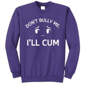 Don’t Bully Me. I’ll Cum Sweatshirt