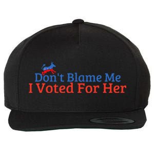 DonT Blame Me I Voted For Her Kamala Democratic Party Wool Snapback Cap