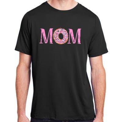 Donut Birthday Mom Family Donut Birthday Adult ChromaSoft Performance T-Shirt