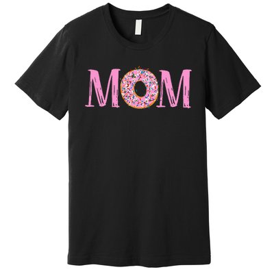 Donut Birthday Mom Family Donut Birthday Premium T-Shirt