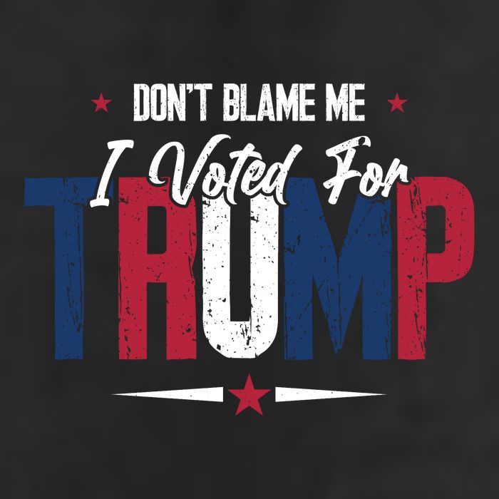 DonT Blame Me I Voted For Trump Slogan Cool Comfort Performance Bucket Hat