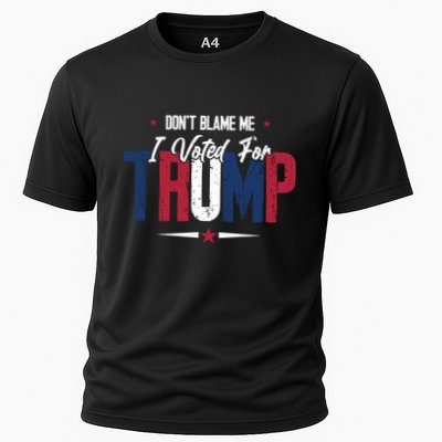 DonT Blame Me I Voted For Trump Slogan Performance Shirt