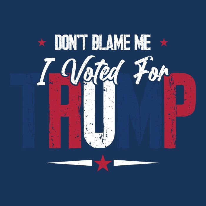 DonT Blame Me I Voted For Trump Slogan Infant Baby Jersey Bodysuit